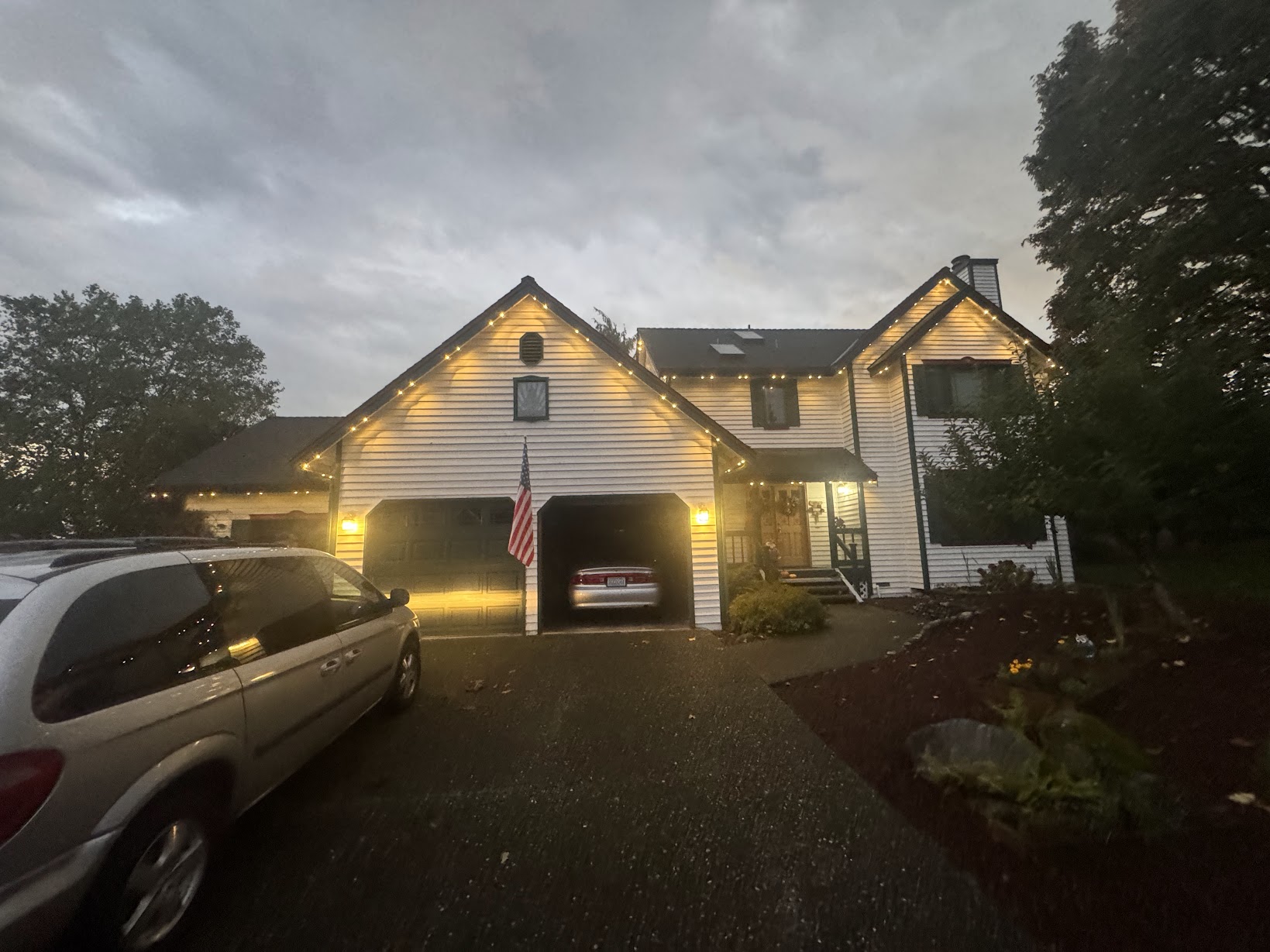 Suburban Residence Holiday Glow